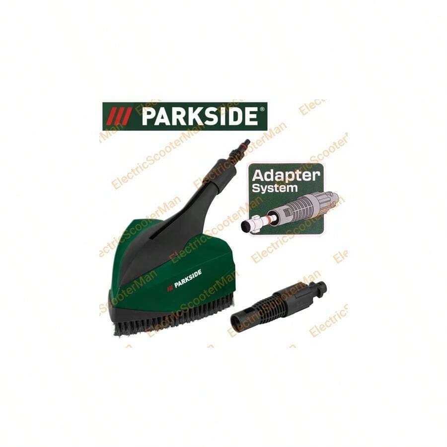 Parkside Rotating Triangular Cleaning Brush Attachment Fot Pressure Washer Patio - A - View 1