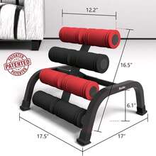 MBB Mini Inversion Table,Glutes Trainer Machine, Waist & Back Exercise Machine For Lower Back, Strength Training Inversion Machine For Relaxation Foam Rollers - 藍色 - 查看 11