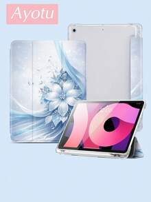 Ayotu Flower Patterned Tablet Case And Kindle E-Book Case, Compatible With 10th Generation, 11/Air 4th/Air 7th/9.7 Inches, Compatible With Samsung Galaxy Tab A9 Plus, Kindle (11th Generation -2024 Version) (6 Inches) Kindle Paperwhite 12th Gen 2024, This Is A Stylish And Simple Holiday Gift. - Multicolor - View 4