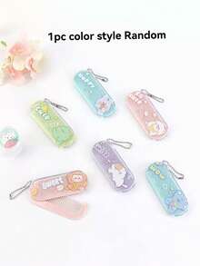 5pcs/Set (Random Style) Foldable Travel Comb And Mirror Set, Creative Cartoon Compact Folding Mirror Comb For Students, Portable Cute Makeup Mirror Comb Set, Mini Comb, Small Portable Folding Makeup Mirror Comb, Massage Comb, Suitable For Outdoor Travel And Home Use, Unisex,Giveaways,Travel,Cheap Stuff,Travel Essential - Multicolor - View 14