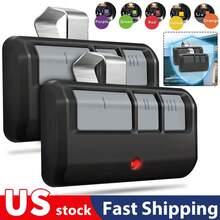 2 unidades de control remoto para abridor de puerta de garaje Chamberlain LiftMaster 893LM 891LM 893Max con función de aprendizaje - Negro - Ver 2