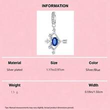 Sterling Silver Abstract Zodiac Animal Design Pendant,12 Zodiac Sign Pendants Versatile DIY Birthday Gift Beading Necklace Charm For Men And Women - Silver - View 16