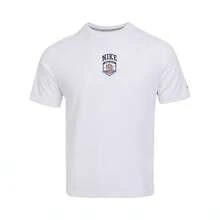 Nike Youth K NK DF MULTI SS TOP GCEL Short Sleeve T-Shirt, Knitted Collarless Short Tee TIII0477-100 - White - View 4