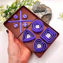 纽扣制作套装 - 轻松制作完美居中的纽扣，12 件套聚合物粘土切割器，适用于 DIY 纽扣制作、珠宝和工艺品，适合初学者的纽扣模具，缝纫和对齐工具套装 - A - 查看 7