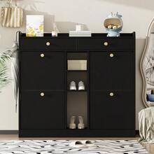 Shoe Cabinets - Black - View 7