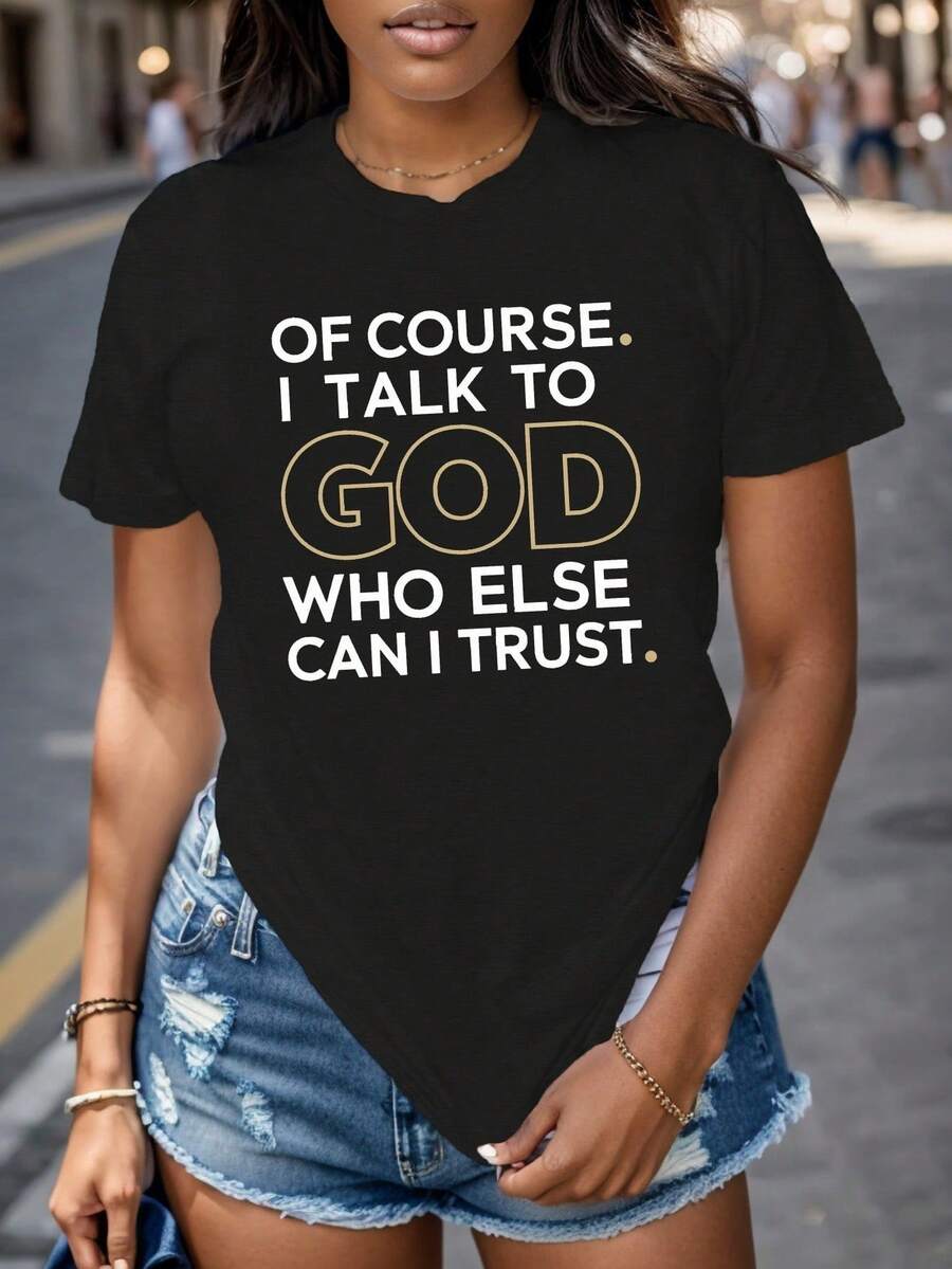 Women T-Shirts - Black - View 1