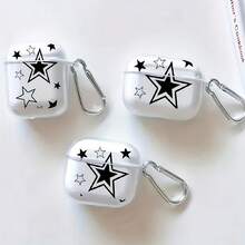 Black Star Design Protective Case Compatible With Apple , Anti-Scratch And Drop Protection Cover - Clear - View 2