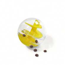 1pc - Round Anti-Choking Cat Slow Feeder Ball With Leakage Feature - Interactive Cat Toy Cat Spiral Leakage Ball - Small Educational Toy Chew Toy For Training Fun Cat Teaser Slow Feeder Pet Supplies - 100ml - View 8