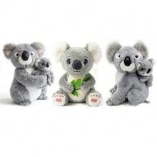 1 Gấu Koala nhồi bông đáng yêu 27CM, thú nhồi bông mềm mại mô phỏng gấu Koala đang bế em bé, đồ chơi nhồi bông dễ thương, quà tặng sinh nhật tuyệt vời cho trẻ em gái, trang trí nhà cửa. - Nhiều màu - Xem 3