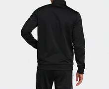 Adidas Men's New Casual Stand Collar Jacket - Black - View 4