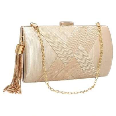 IKRUSH Mini Crossbody Shoulder Bag With Tassel Detail And Chain Strap I39389