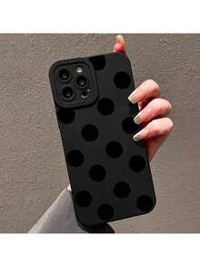 14/14Plus/14Pro/14ProMaxを使うドットプリントのスマホケース,13/13Mini/13Pro/13ProMaxを使う,12/12Mini/12Pro/12ProMaxを使う,11/11Pro/11ProMaxを使う,X/XS/XSMaxを使う,8/8Plus/7/7Plusを使うのケース - ブラック - チェックする 3