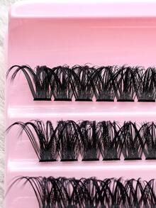 Hinarin 180 Pcs D Curl DIY Eyelash Extension- Easy Individual Use At Home With Natural Look And Long-Lasting Wear - Show Everyday Glamour Lash Clusters,Eyelash Clusters,Individual Eyelashes,Lashes,Fake Lashes DIY Clusters Lashes For Makeup(80D,8-16mm) - D - View 7