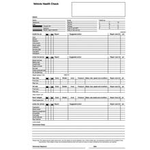 10 Plain Vehicle Visual Checklist Pads - 1 Set - View 3
