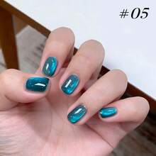 MIANEL 10ml 冬季蝴蝶玻璃珠猫眼磁性凝胶指甲油 2026 冬季新款白色和红色猫眼凝胶指甲油 情人节礼物 送给女孩 美甲沙龙专用 - 彩色 - 查看 7