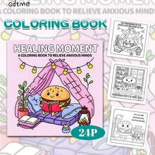 GDTME A 24-Page Spring-Themed Coloring Book With Comfortable And Cute Illustrations. Ideal For Stress Relief And Relaxation, A Great Gift For Family, Friends, Birthdays, Anniversaries, Back-To-School, Easter, Stationery Or Room Decor. Size: 7.9 X 7.9 Inches. - Cute - View 11