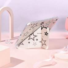 1个带笔槽的多角度磁吸支架保护套，支持自动休眠/唤醒功能，可爱平板电脑保护套，兼容Pro/Air/三星Galaxy A9/S9/S7/S10+/小米Pad/5/6/7 - 彩色 - 查看 10