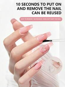 2PCS 30ml Pinpoint Nail Glue Remover For Press On, Multi-Functional Remover For Nails Tips, Gentle Glue Remover For Gel X Nails, Non-Acetone Nail Polish Remover - 無色 - 查看 2