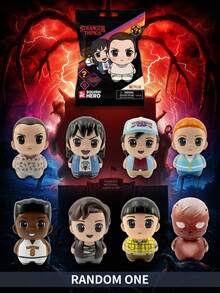 1 buah Gantungan Kunci Karakter Stranger Things Resmi Netflix, Dekorasi Tas Ransel Penggemar, Suvenir Pesta, Koleksi - MN-32615 - View 1