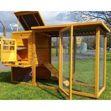 RUN HEN HOUSE POULTRY ARK HOME COOPS RABBIT HUTCH PLASTIC ROOFS - Multicolor - View 5