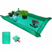 Extra Large Foldable Green Gardening Mat 43'*30' Thickened Waterproof For Indoor Plant Repotting Transplanting And Mess Control Succulent Portable Plant Care Mat - Green - View 16