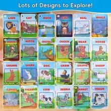 Water Coloring Books For Toddlers Reusable Portable Children Drawing Card Set Educational Learning Doodle Drawing Toy Gift Improving Children's Imagination For 3-8 Years Old For Travel Essentials - Blue - View 5