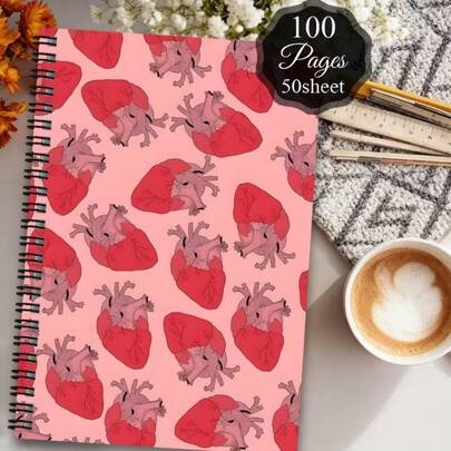 1 Piece Medical Anatomy Lab & Scientific Research Notebook, Spiral Bound Travel Journal, Medical Research Planner, Student Science Study Notes, Nurse Appreciation Gift, Doctor's Time Management Notebook