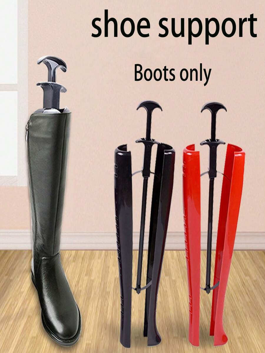1 Pair Women's Shoe Stretcher, Women's Tall Boot Shaper, Adjustable Plastic Shoe Stretcher To Prevent Deformation, Shoe Tree - Boot Stretcher - View 1