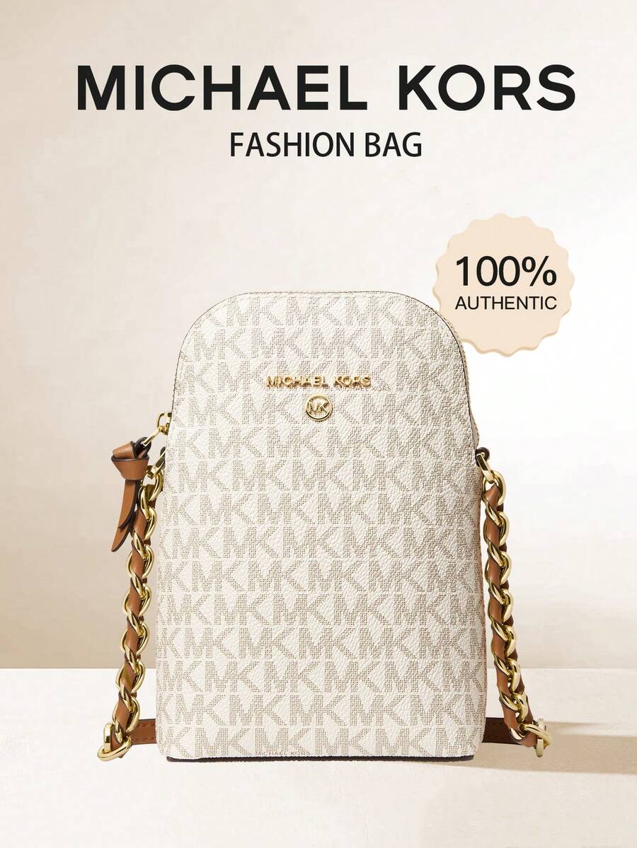 Michael Kors JET SET CHARM 女士斜挎包 小手提包 礼品 - 米白色 - 查看 1