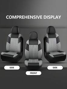 Fundas Asientos Vehículo Poliéster Universal Automóvil 4 Pcs - Multicolor - Ver 5