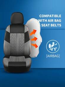 Fundas Asientos Vehículo Poliéster Universal Automóvil 4 Pcs - Multicolor - Ver 7