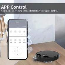 Aspiradora robot inteligente 3 en 1 - Nuevo modelo con control remoto, función de barrido y trapeado húmedo, ideal para la limpieza diaria del hogar, mantenimiento de pisos de baldosas y madera dura - Multicolor - Ver 8