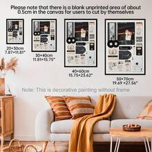 1 件可定制装饰模板,适用于火柴盒、火柴盒信封、传单,是送给朋友或女友周年纪念日、生日装饰、墙面艺术印刷品、房间装饰的理想之选,可定制墙面艺术、定制照片、可定制物品,可选配相框 - 彩色 - 查看 5