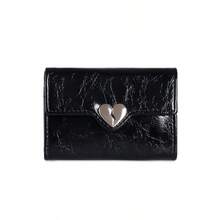 Heart-Shaped Wallet, Large Capacity Women's Wallet, Student Tri-Fold Card Holder - Multicolor - View 15