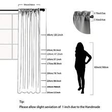 2pcs/Set COSENNATUR French Romantic Floral Lace Sheer Curtains, Double-Layer Curtain Header Design, Rod Pocket Top, Polyester Material, Finely Woven Texture, Lightweight, Washable, Elegant Minimalist Home Window Decor, Suitable For Living Room, Bedroom, Office, Wedding, Party, Date - White - View 3