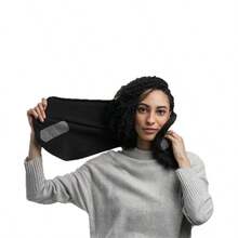 1 Pc Super Soft Travel Neck Pillow Ergonomic Neck Support For Office Rest Travel - Gray - 1pc - View 5