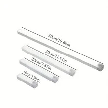 1pc Motion Sensor Light, Bedroom Night Light Bar, USB Rechargeable LED Light, Suitable For Room, Cabinet, Closet, Hallway And Stairs, 19.69 Inch/11.81 Inch/7.87 Inch/3.94 Inch, Warm Light/White Light - 3pcs - View 9