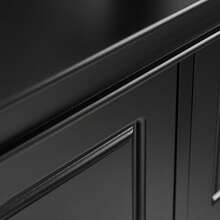 SoBuy 4 个翻盖抽屉鞋柜鞋架鞋子收纳柜收纳架黑色宽 105 x 深 24 x 高 82 厘米 FSR79-SCH - 黑色 - 查看 8