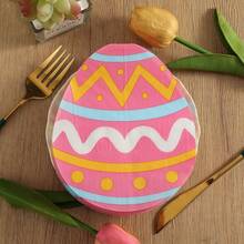 20/40 chiếc khăn giấy dùng một lần hình trứng Phục Sinh, khăn giấy hình trứng Phục Sinh dễ thương, thích hợp để trang trí bàn ăn tối Lễ Phục Sinh. - nhiều màu - Xem 5