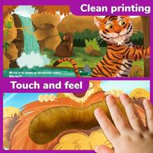 beartale Dinosaur Tactile Touch & Feel Book, Montessori Sensory Development Toys For Babies, Vivid Texture Illustrations, Children's Travel Intelligence Game, School Supplies, Back To School Birthday Party Gift For Boys And Girls - Multicolor - View 2