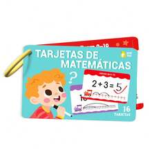 beartale 16pcs Hook And Loop Number Cards, Double-Sided Multiplication Table, Math Learning Toy For Kids, Pre-School Quick Calculation Training, Homeschool & Classroom Teaching Tool - Multicolor - View 9