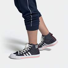 Adidas NIZZA HI RF Classic Sneakers - Royal Blue - View 2