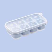 1 pieza Molde de hielo reutilizable de 8 cavidades, hecho a mano y de material suave - Adecuado para hacer cubitos de hielo, postres, chocolates, gelatinas, fácil de desmoldar - Multicolor - Ver 11