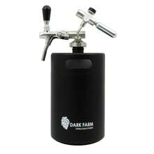 'Single Walled' Blk 5L Mini Keg With Fixed Tap, Flow Control And CO2 Valve - Multicolor - View 1