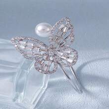 1pc Hollow Butterfly Bracelet, Minimalist Fashion Jewelry For Women - Butterfly Bracelet - View 4