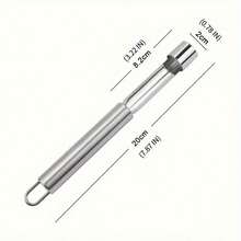 1pc Stainless Steel Fruit Scooper | Multifunctional, Easy To Clean, 430 Stainless Steel Kitchen Tool, Suitable For Apples, Pears, Etc. - Multicolor - View 16