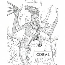 Official Wings Of Fire Coloring Book (Spiral Bound) - 單本 - 查看 5