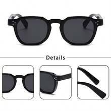 Men's Vintage Style Sunglasses Unique Design Temple Metal Tips Casual Sun Glasses For Unisex Beach, Vacation, Travel, Birthday Party, Festival Gifts Eyewear - K39896 - View 11