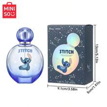 MINISO X Disney Stitch & Angel Couple Perfume Fragrance Set 1.69 OZ/50ml Alcohol-Free. Stitch: Floral Fruity Woody Scent / Angel: Sweet Fruity Scent. Starry Galaxy Glitter Bottle. Suitable For Daily Wear And Dates, A Perfect Valentine's Day Gift For Your Partner Or Best Friend. - Men's - Stitch Perfume - 查看 8