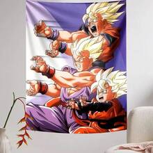 1pc Party Backdrop Boy Children Happy Birthday Background Bedroom Pendant Super Saiyan Photo Studio Banner Poster - 1PC - View 13